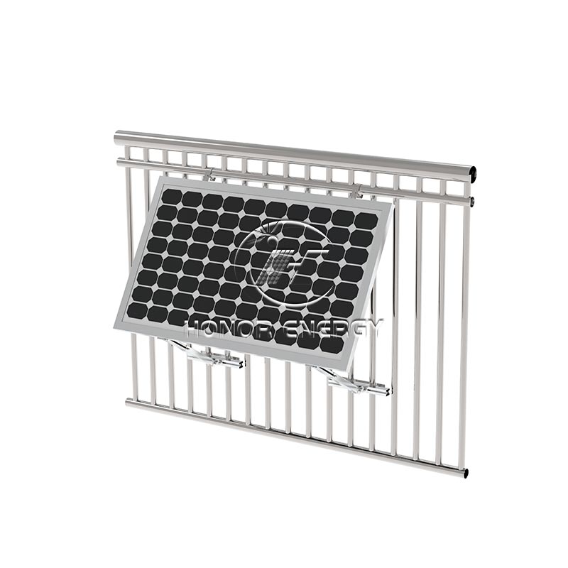 Aluminiums solcellebalkongfeste