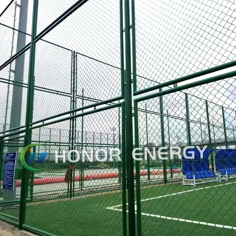 Chainlink Solar Fence