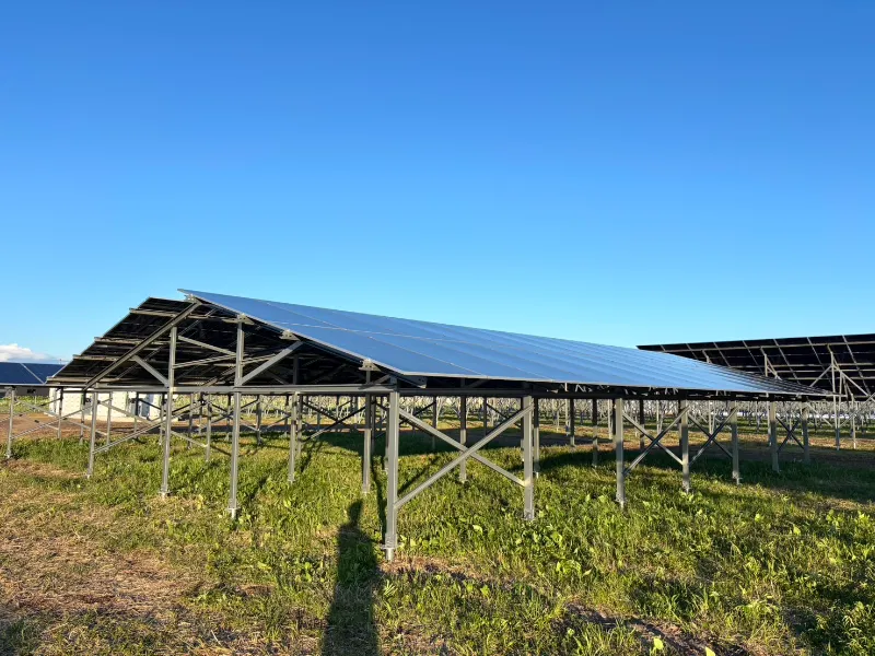 Aluminum Greenhouse Solar Farmland Mount