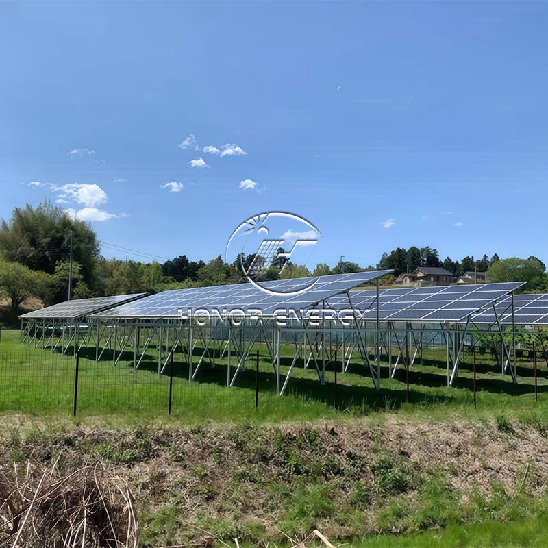 Flere radtype solenergi jordbruksmount