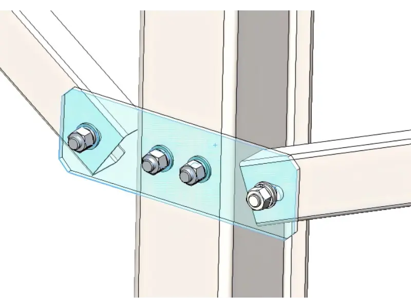 Solcellekoblingsplate