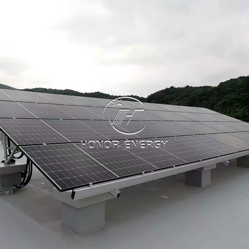 Solar flat takmontering