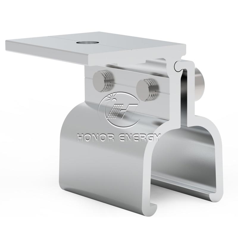 Solklipp-klokke for metalltak